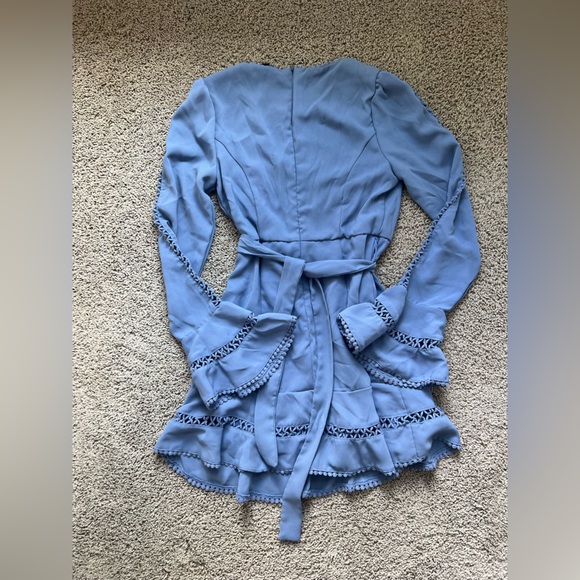 Elegant Blue Women's dress - Picture 2 of 3